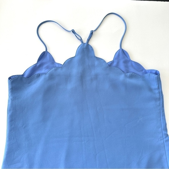 J. Crew camisole, scalloped neckline, racer back, adjustable  straps, lined - Picture 11 of 15